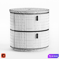 Poliform Side Table 3D Model Corona