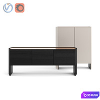 Poliform, GIÒ 3D Model Vray, Corona
