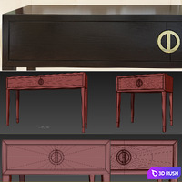 Console / chest and drawers Fererro. dresser nightstand. The Sofa &amp; Chair 3D Model Vray, Corona