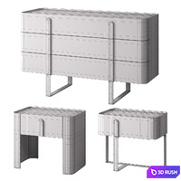 Chest and drawers EDEN by Capital Collections 3D Model Vray