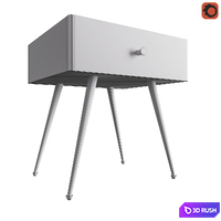 Bedside table Topim La Redoute 3D Model Corona