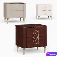 Bedside table Mugali Maria 3D Model Vray, Corona