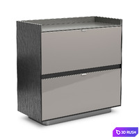 Minotti Darren Bar Cabinet With 1 Flap Door And 1 Drawer 3D Model Corona