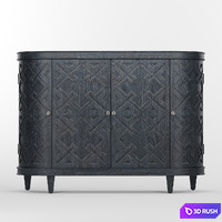 Dresser gray Maya Dantone Home 3D Model Corona
