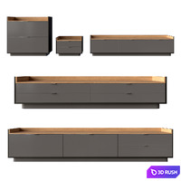 Minotti sideboards darren 3D Model Corona