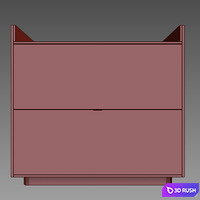 Minotti sideboards darren 3D Model Corona