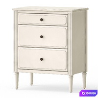 Bedside table in the nursery. Option 1 3D Model Corona