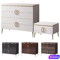 Chest and drawer KIA by Capital Collections 3D Model Vray