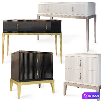 Chest / console and nightstand Sidney. Dresser, nightstand by Cavio Casa 3D Model Vray, Corona