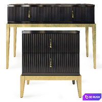 Chest / console and nightstand Sidney. Dresser, nightstand by Cavio Casa 3D Model Vray, Corona