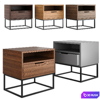 Jameson bedside table 3D Model Corona