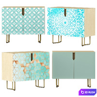 Nightstand set 02 | Blue art | Society6