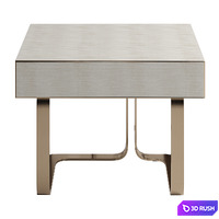 Fendi Infinity Bedside ( Stone Fiddleback Sycamore, Lacquer) 3D Model Vray, Corona