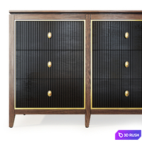 Chest of drawers and cabinet Murcielago. Dresser, nightstand by 24_7Magazin 3D Model Vray, Corona