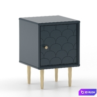 Luxore bedside table 3D Model Corona
