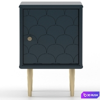 Luxore bedside table 3D Model Corona