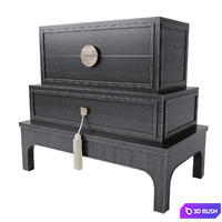 Dresser Rooma design Belle 3D Model Corona