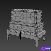 Dresser Rooma design Belle 3D Model Corona