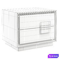 Nightstand ego 3D Model Vray