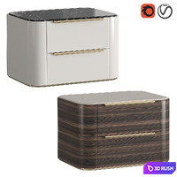 Bedside table BAMBOO II 3D Model Vray, Corona
