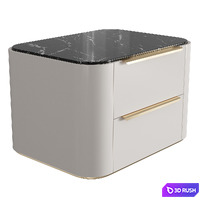 Bedside table BAMBOO II 3D Model Vray, Corona
