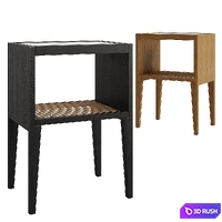 Wooden Bedside Table | Zara Home 3D Model Corona