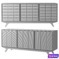 Chest of drawers Zero 3D Model Vray