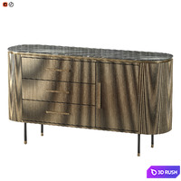 Sideboard Valbruna 3D Model Vray, Corona