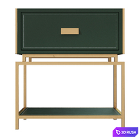 Bedside table with drawer Arabel 3D Model Corona