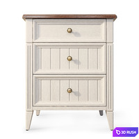 Chest of drawers and bedside table Margaret. Sideboard, nightstand by Lazurit (2) 3D Model Vray, Corona