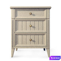 Chest of drawers and bedside table Margaret. Sideboard, nightstand by Lazurit (2) 3D Model Vray, Corona