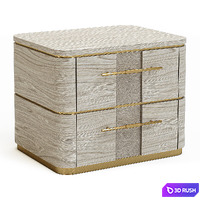 Frato - Agra bed side table / nightstand 3D Model Vray
