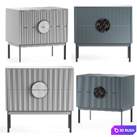 ALTO bedside table 3D Model Corona