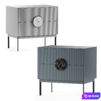 ALTO bedside table 3D Model Corona