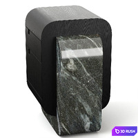 Faros by Charles Kalpakian bedside table 3D Model Vray, Corona