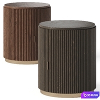 Shake Hege Bedside Table 3D Model Vray, Corona