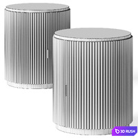 Shake Hege Bedside Table 3D Model Vray, Corona