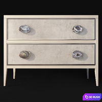 Palma chest of drawers Isola bedside table. Dresser, nightstand by John Richard 3D Model Vray, Corona