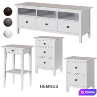 IKEA HEMNES pedestal 3D Model Corona