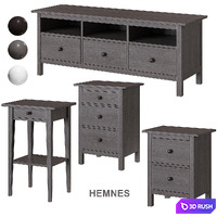 IKEA HEMNES pedestal 3D Model Corona