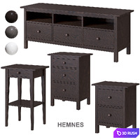 IKEA HEMNES pedestal 3D Model Corona
