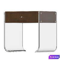 Berkley Home Garze Nightstand 3D Model Vray, Corona