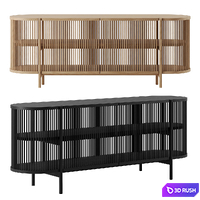 BASTONE SIDEBOARD by Poiat 3D Model Corona