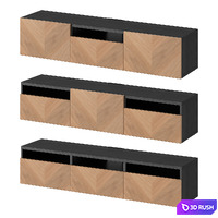 TV stand Ikea BESTÅ BESTÅ HEDEVIKEN HEDEVIKEN 3D Model Vray, Corona