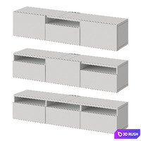 TV stand Ikea BESTÅ BESTÅ HEDEVIKEN HEDEVIKEN 3D Model Vray, Corona