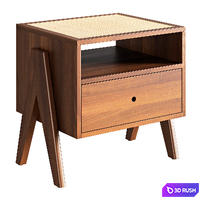 EICHHOLTZ bedside table LATOUR 3D Model Vray, Corona