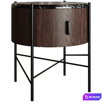 Roi bedside table 3D Model Corona