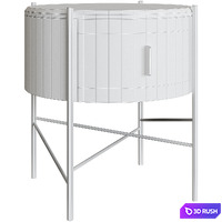 Roi bedside table 3D Model Corona