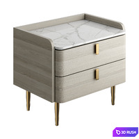 Light luxury bedside table 3D Model Vray
