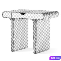 Paolo Castelli Selima Bedside Table 3D Model Vray, Corona